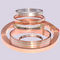 FAG / Cu  Bimetal Strips , Tinned Copper Strip For Thermal Protection RoHS